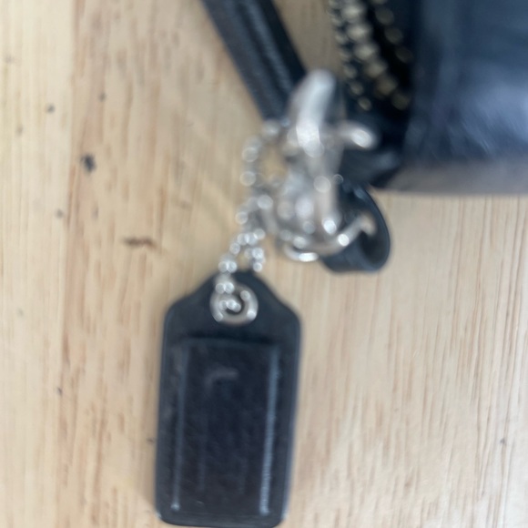 Black Coach Wallet Wristlet - Picture 2 of 10